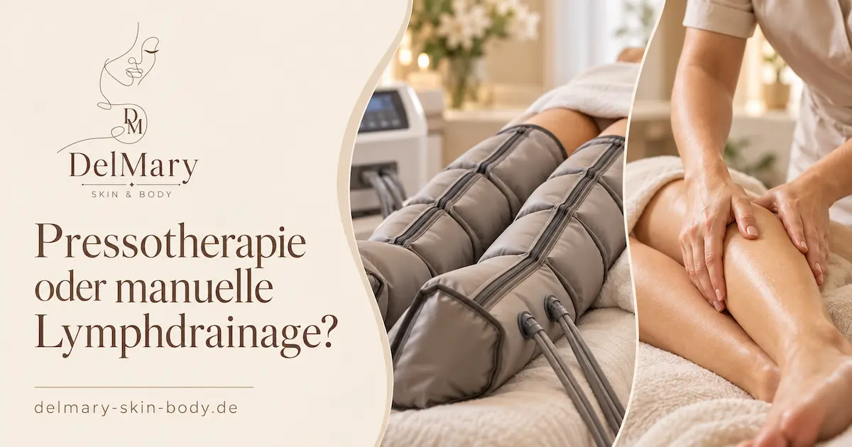 Pressotherapie oder manuelle Lymphdrainage