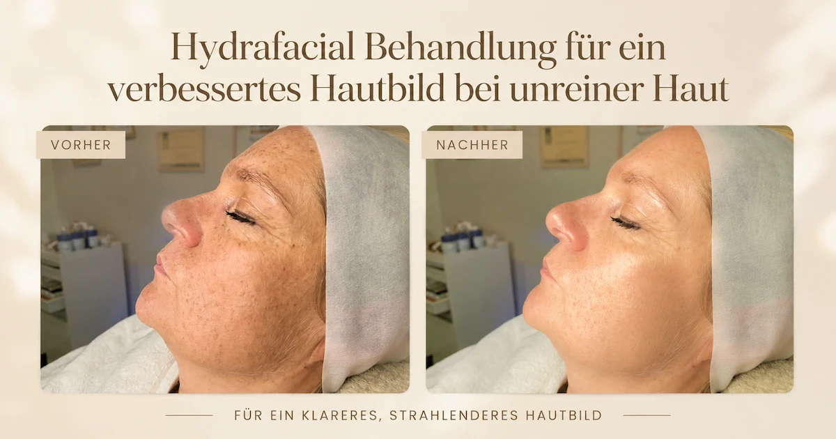 Professionelle Hydrafacial Behandlung gegen unreine Haut
