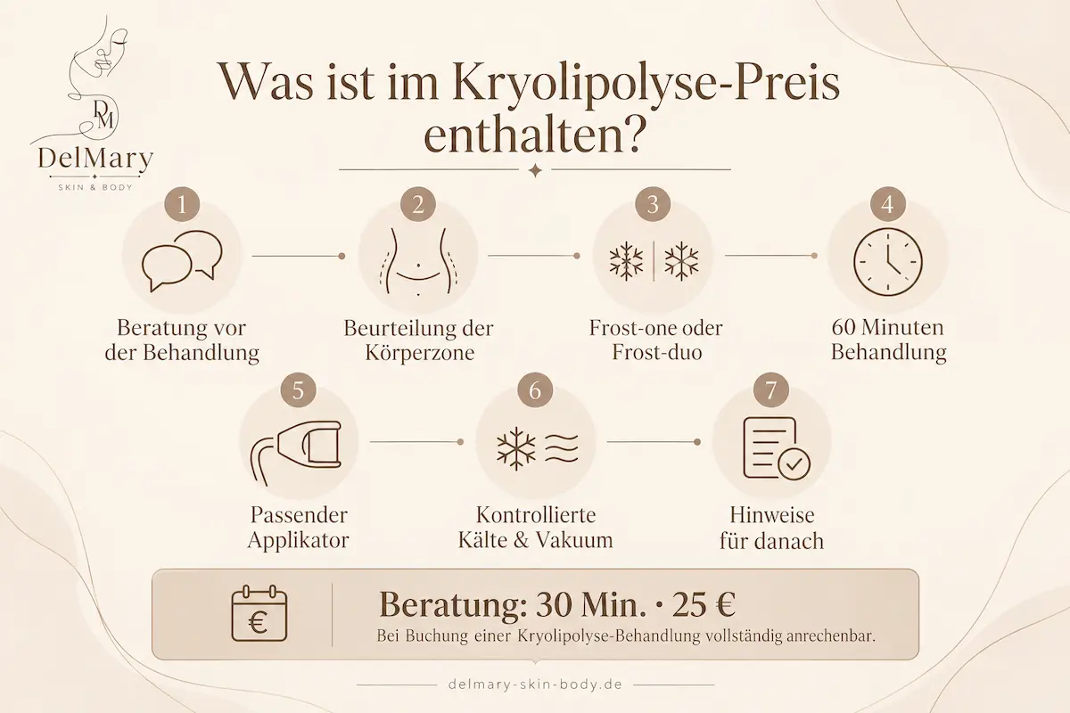 Was ist im Kryolipolyse-Preis enthalten